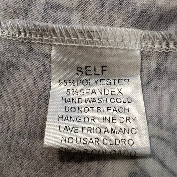 Easel Maxi Dress in Brown Yellow and White Floral Print Crochet Straps Size M - Picture 6 of 7